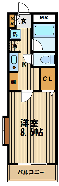 第3コーポレイトハウスセンチュリー 201号室 間取り