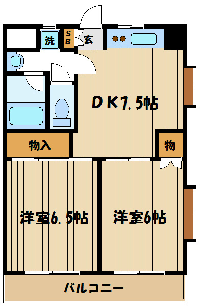 第2コーポレイトハウスセンチュリー 間取り
