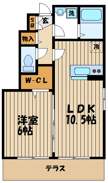 レセンテスパシオ 間取り図