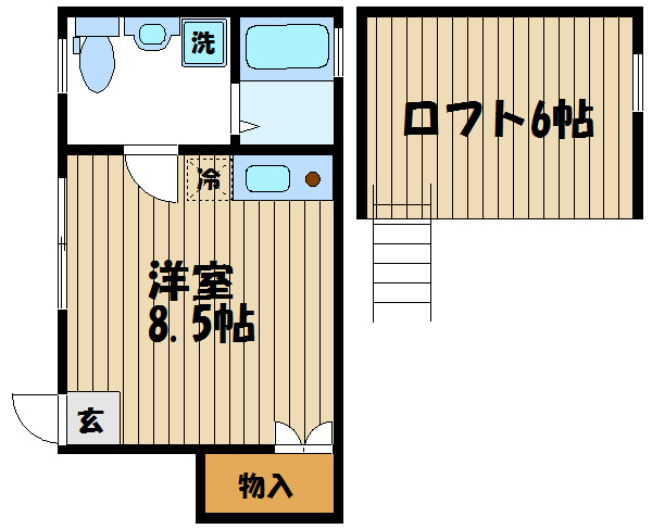 ラウレアフチュウ 間取り図