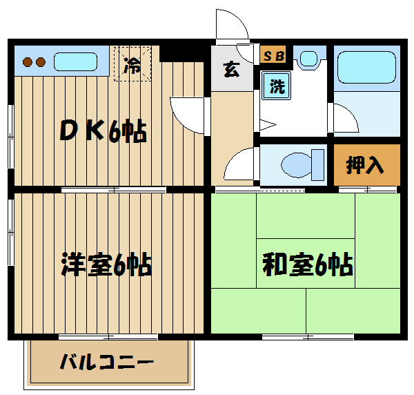 パセオ本宿 間取り図