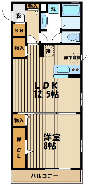 ロータス府中 間取り図
