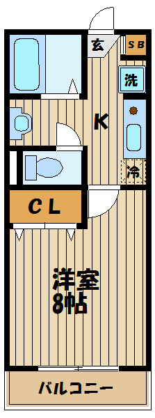 ハイムハマキ 間取り図