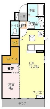 アニックカスール 間取り図