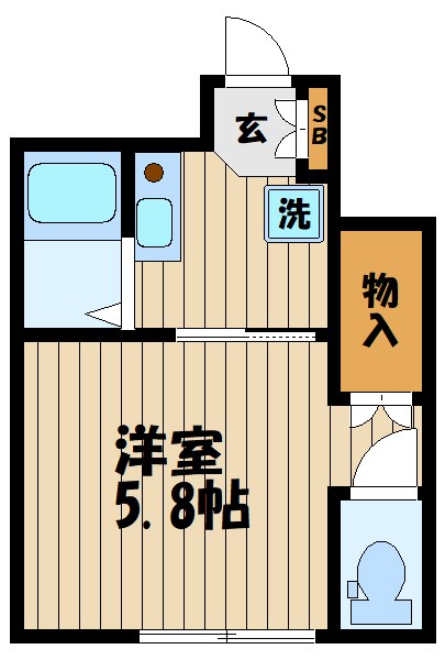 ボヌール府中 間取り図