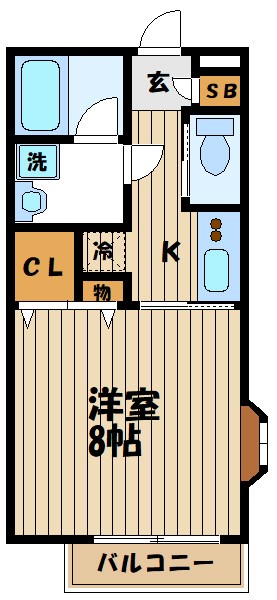 カーサクラロ 間取り図
