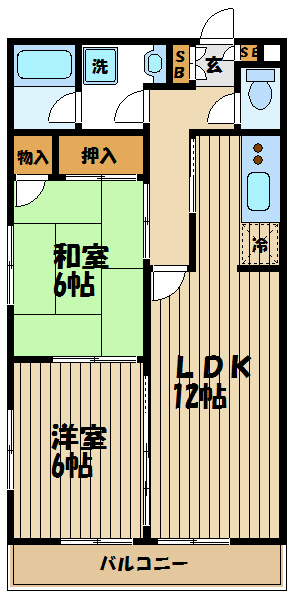 メゾンピュールジョワ 間取り図
