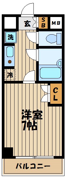 ヴァンヴェール府中 間取り図