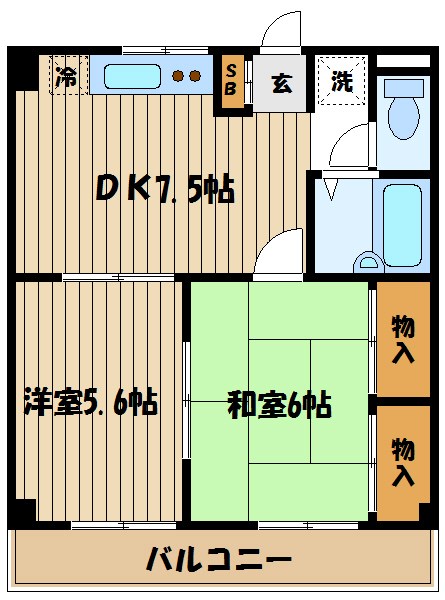 ヴェルデⅡ 間取り