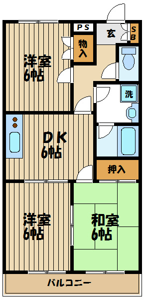 モンテリッシュ 間取り図