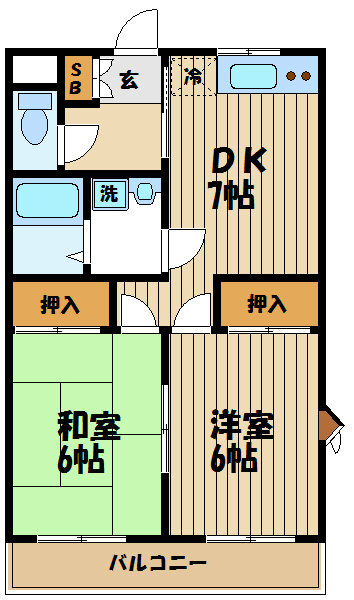 ルミエール本宿四番館 間取り