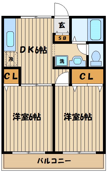 シルバーアネックスB 間取り