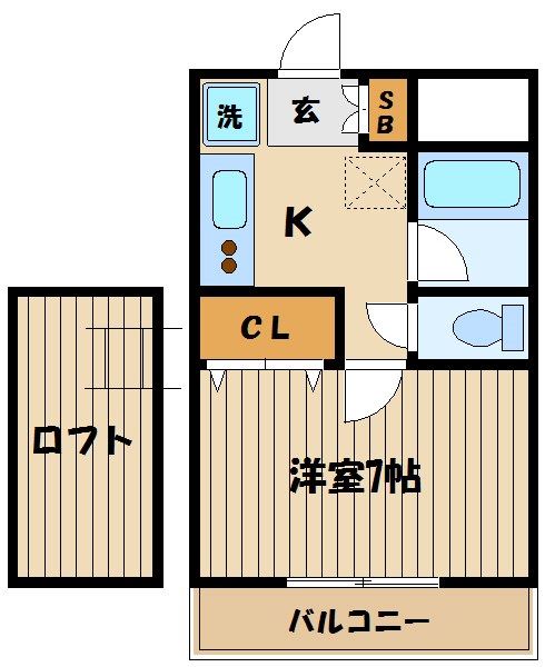 ヴィクトワール 間取り図
