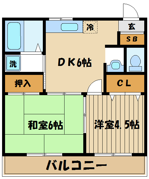 ルミエール本宿弐番館 間取り
