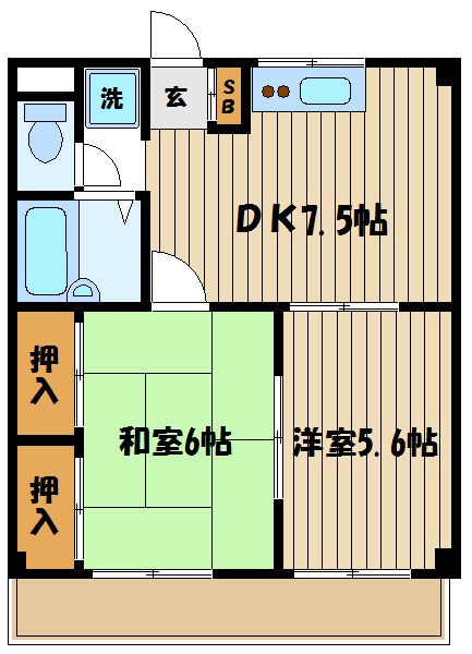 ヴェルデⅡ 間取り