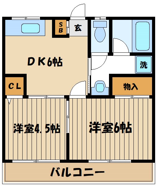 ルミエール本宿参番館 間取り