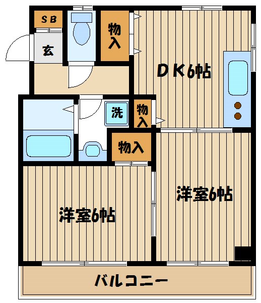 カーサ 間取り図