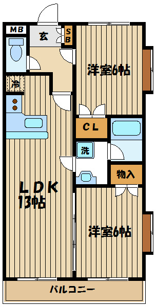 メゾンピュールジョワ 間取り図