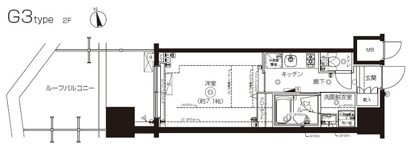 ZOOM府中 間取り図