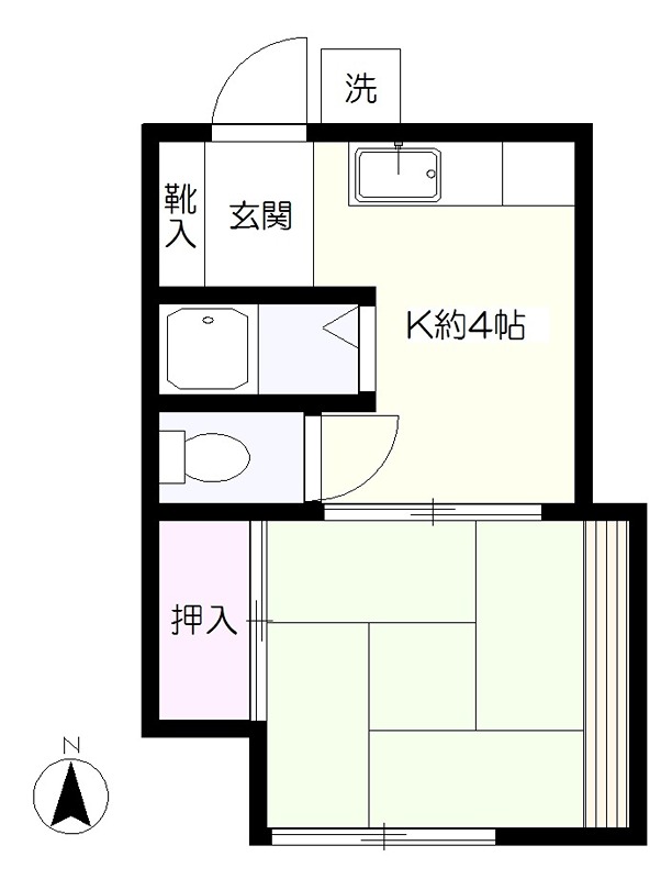 大串マンション 間取り図