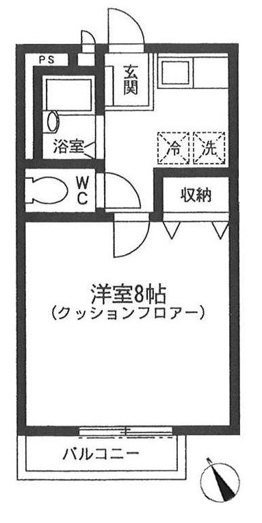 アンソレイユ  間取り図
