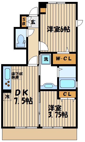 アヴェニール 間取り図