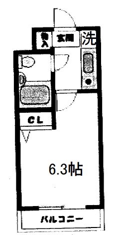 府中ペガサスビル 間取り図