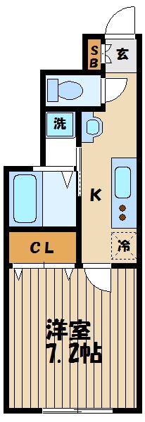 カーサYOTUYA 間取り図