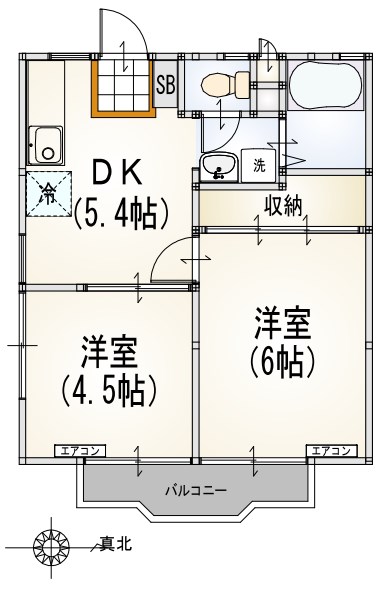 コーラルフラット 間取り
