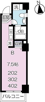 ビジュー府中 間取り図