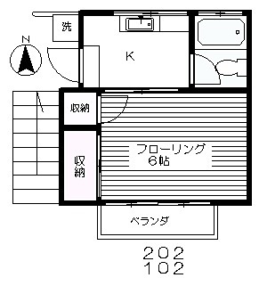 サンコーポ 間取り図