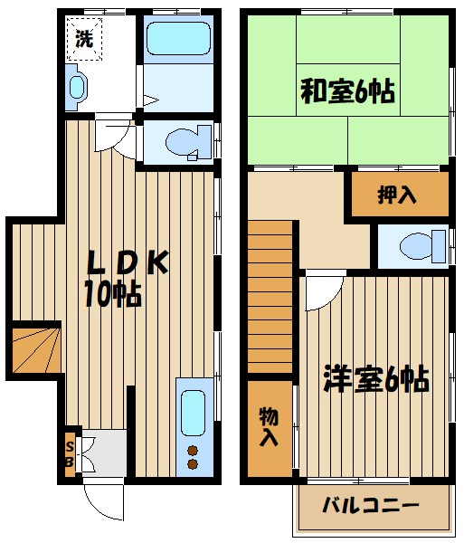 関テラスハウス 間取り