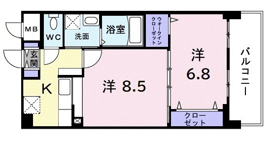 セジュール　藤 間取り図