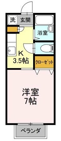 パセオ西府壱番館 間取り図