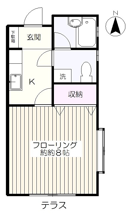 池田ハイツ 間取り図