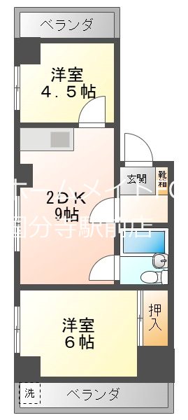 コスモマンション 間取り図