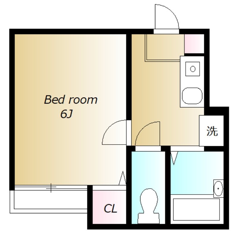 ハイツほし乃 間取り図