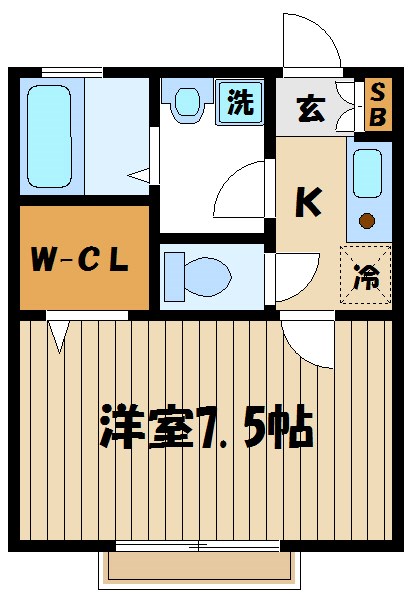 リリーフK 間取り図