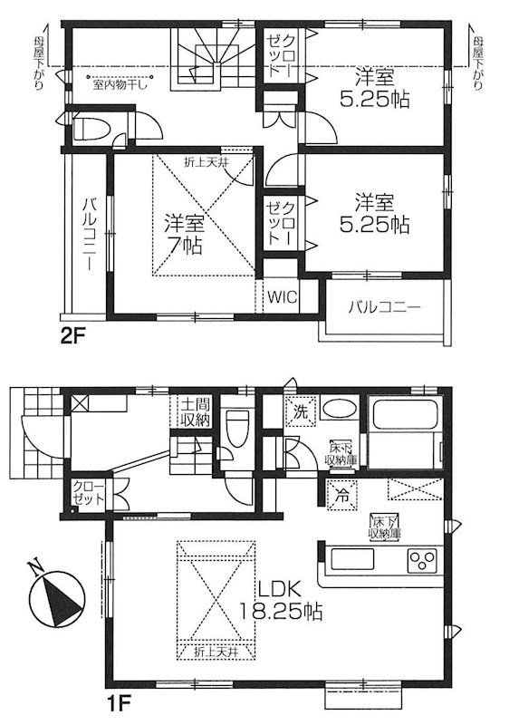 BLOOMING MAISON府中市押立町4号棟 間取り図