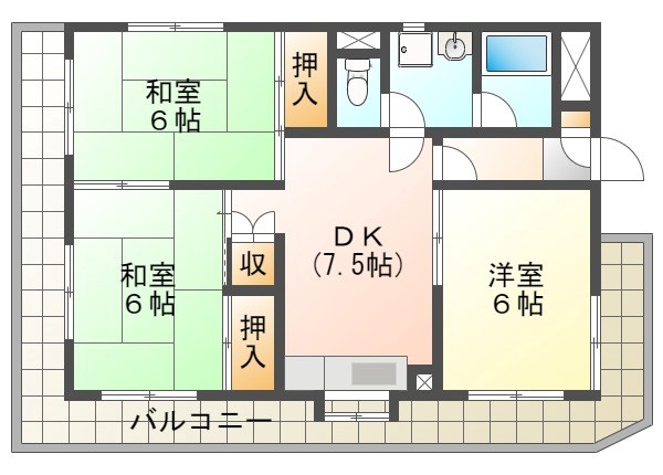 西国分寺山本ビルディング 間取り図
