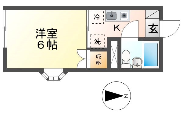 ファミーユ国分寺 間取り図