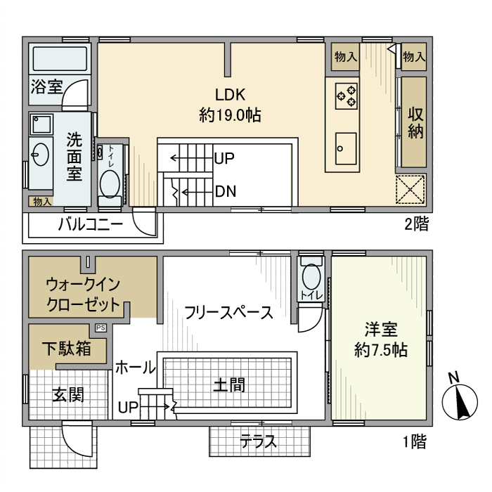 多磨町戸建 間取り