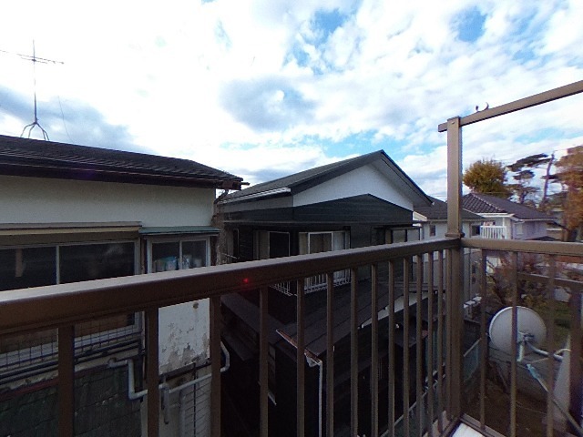 明星ハイツ７ ベランダ