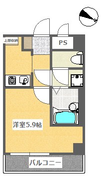 ヴィレッジヒル宮西 間取り図