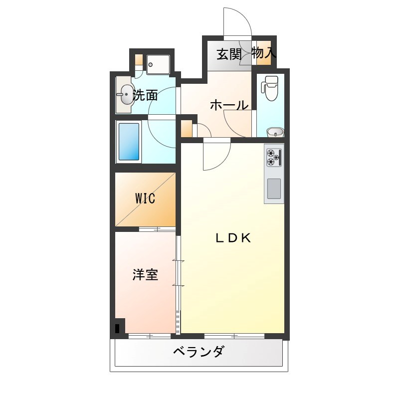 メインステージ府中中河原駅前 間取り図