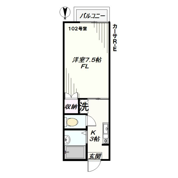 カーサＲ・Ｅ 間取り