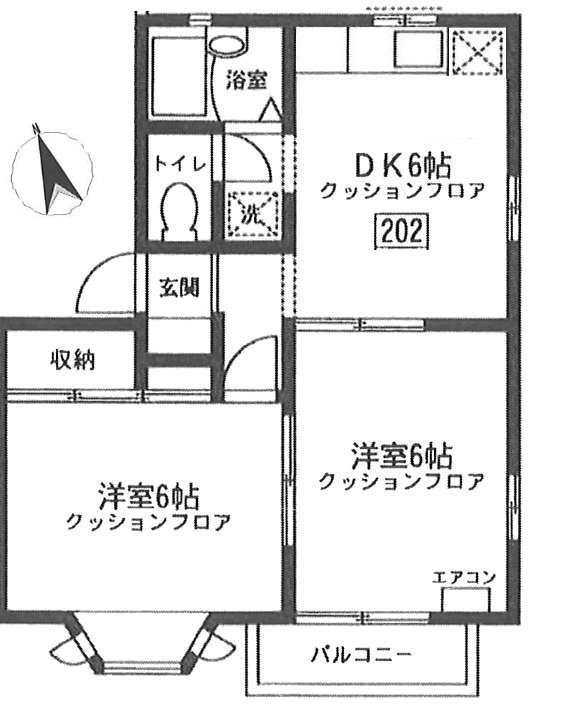 コスモコープ  間取り図