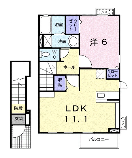ソレイユ　ブラン 間取り図