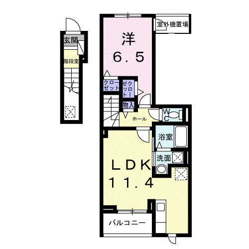 カーサルーチェ 間取り図
