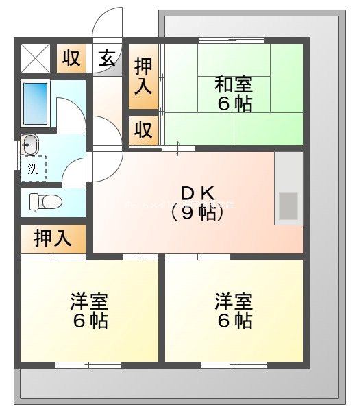 西国分寺山本ビルディング 間取り図